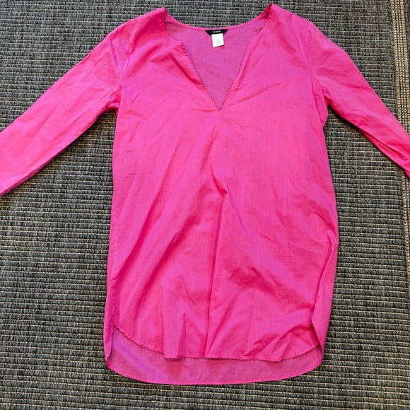J. Crew Fuchsia Swim Coverup - Picture 1 of 3